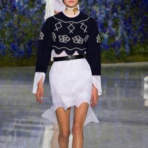 Dior cropped sweater
